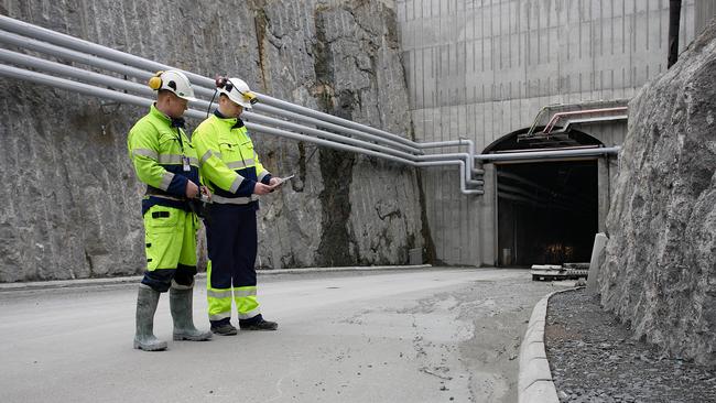 The Onkalo nuclear waste storage facility in Finland. Picture: Posiva Oy