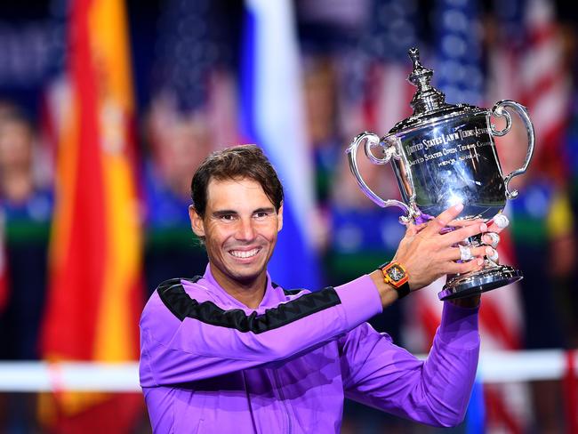 Rafael Nadal captured his 19th career Grand Slam title at the US Open in September. Picture: AFP