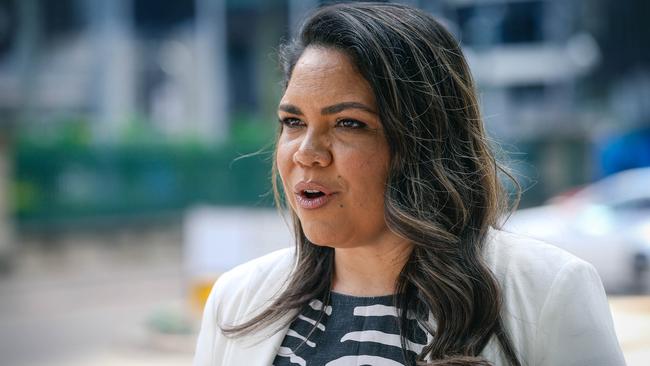 Linda Burney is no match for the hard-hitting intellectual firepower and cut-through messaging skills of Jacinta Nampijinpa Price, pictured, writes Ramesh Thakur. Picture: NCA NewsWire / Glenn Campbell