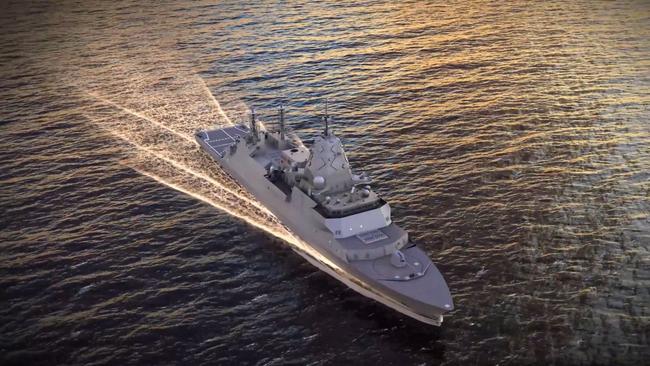 A Hunter Class design for a guided missile frigate.