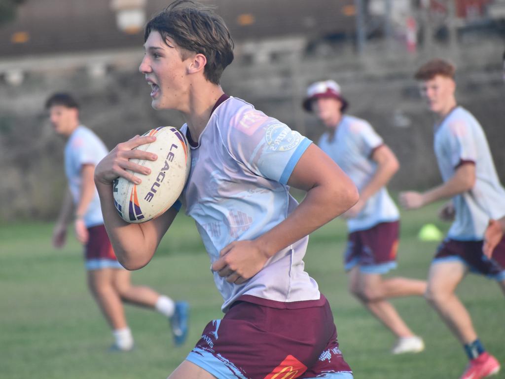 CQ Capras under-19 squad at a pre-season training session at Kettle Park, Rockhampton, on December 18, 2024.