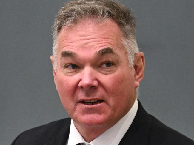 BRISBANE, AUSTRALIA - NewsWire Photos - MAY 1, 2024. Queensland Resources Minister Scott Stewart speaks during Question Time at Parliament House in Brisbane. Picture: Dan Peled / NCA NewsWire