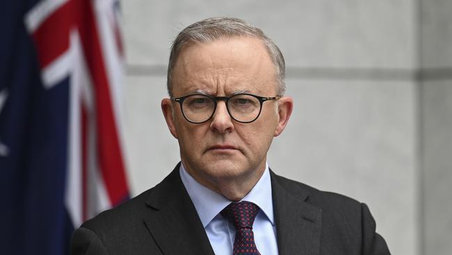 Anthony Albanese ahead of Labor’s caucus meeting in Canberra on Wednesday. NCA NewsWire / Martin Ollman