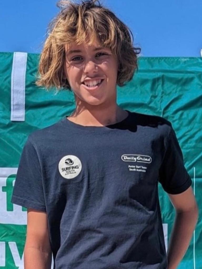 Surfer Khai Cowley, 15, was fatally attacked by a shark at Ethel Beach in South Australia's Dhilba Guuranda-Innes National Park, on the York Peninsula. Picture: Supplied