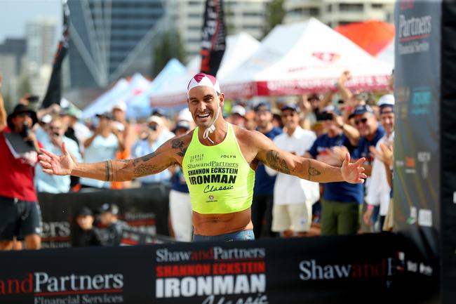 Matt Poole won the open ironman race at the Summer of Surf Shannon Eckstein Classic at BMD Northcliffe. Picture credit: Shane Myers 2022.