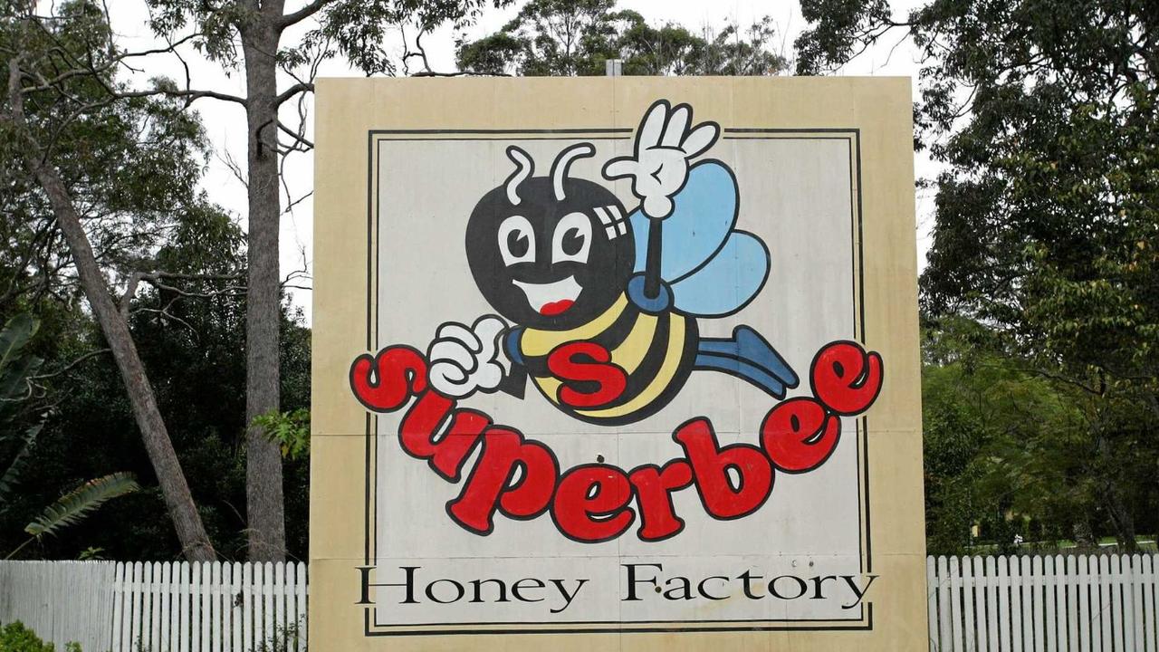 Superbee Honey factory in Tanawha was an iconic Sunshine Coast tourist attraction in the 1980s that sits abandoned today. Picture: Sunshine Coast Libraries