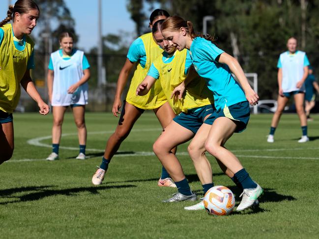 Young Matildas Camp at Blacktown International Sports Park. Picture: Football Australia