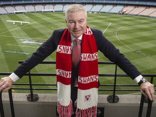 Swans chairman Andrew Pridham is confident the club will become the biggest in the country. Picture: Valeriu Campan