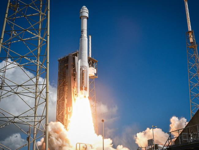 The United Launch Alliance (ULA) Atlas V rocket with Boeing's CST-100 Starliner spacecraft launches from Space Launch Complex 41 at Cape Canaveral Space Force Station in Florida on June 5, 2024. Picture: AFP