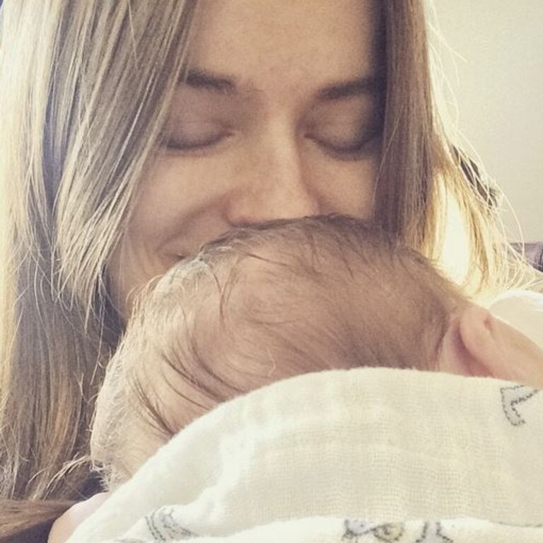 MOTHER'S DAY SPECIAL... Model Robyn Lawley with her baby girl Ripley Lawley Schmidt. Picture: Instagram