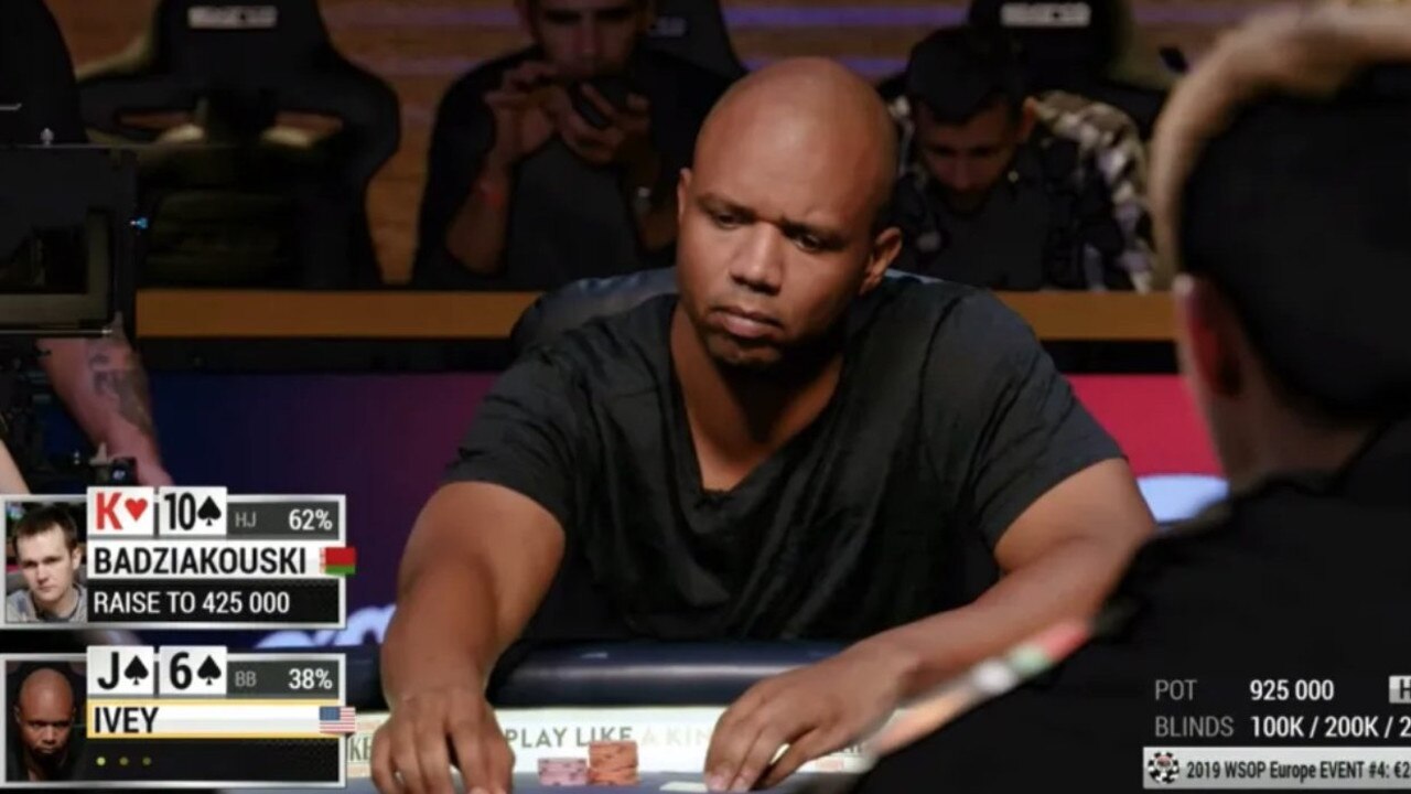 Phil Ivey has a misclick at the WSOP Euro tour.