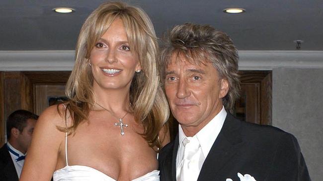 Rod Stewart secretly remarried wife Penny Lancaster in Australia.