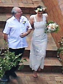 Miranda Kerr at her brother’s wedding in 2014. Picture: Adam Taylor