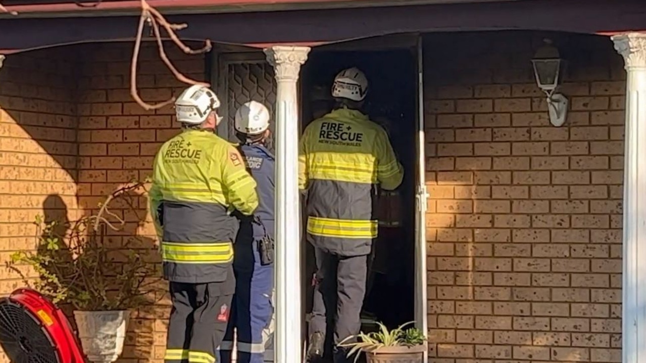 Two elderly people were found dead inside the house. Picture: FRNSW