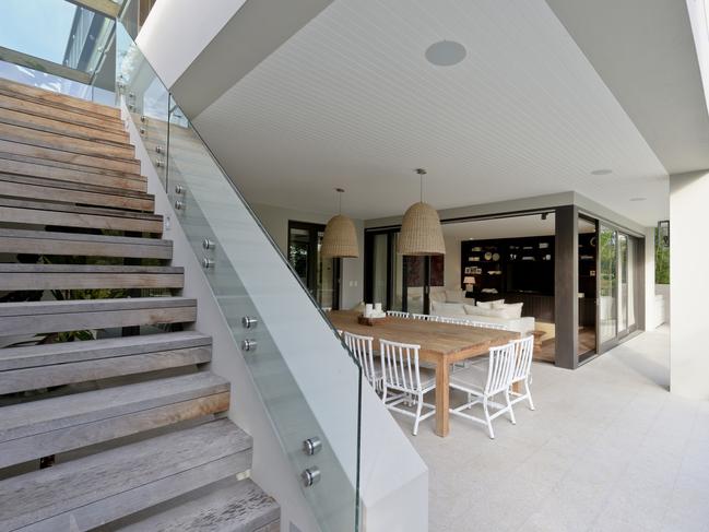 The house renovated by Ciolino Constructions at Bellevue Hill is set over three levels. Picture: The Guthrie Project