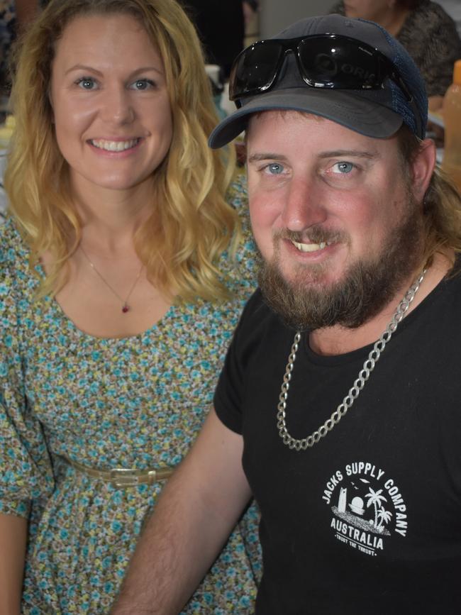 Ashley Kyle and Anthony Hulett, of Shoal Point, taste tested some freshly made cheese at Habana. Photo: Janessa Ekert