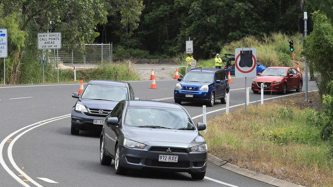 There has been a crash on the Kuranda Range. Picture: Brendan Radke