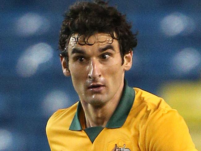 LONDON, ENGLAND - MARCH 05: Mile Jedinak of Australia during the International Friendly match between Australia and Ecuador at The Den on March 05, 2014 in London, England. (Photo by Charlie Crowhurst/Getty Images)