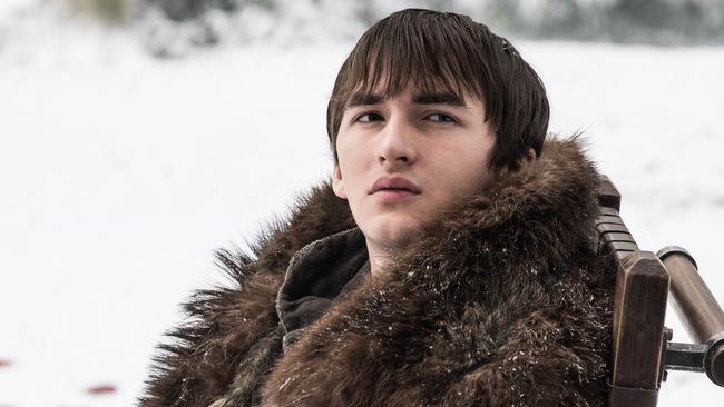 Isaac Hempstead as Bran Stark, who surprised everyone when he ended up on the Iron Throne. Picture: HBO