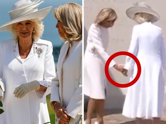 Queen Camilla had an awkward encounter with French First Lady Brigitte Macron.