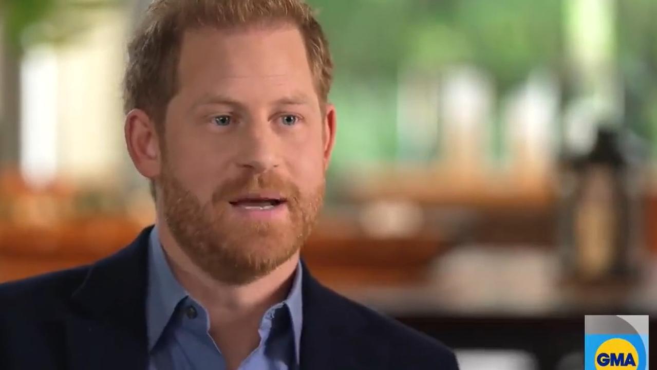 Prince Harry talked a good game on Good Morning America.