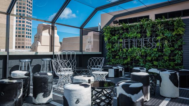 Mayfair hotel's Hennessy Rooftop Bar.