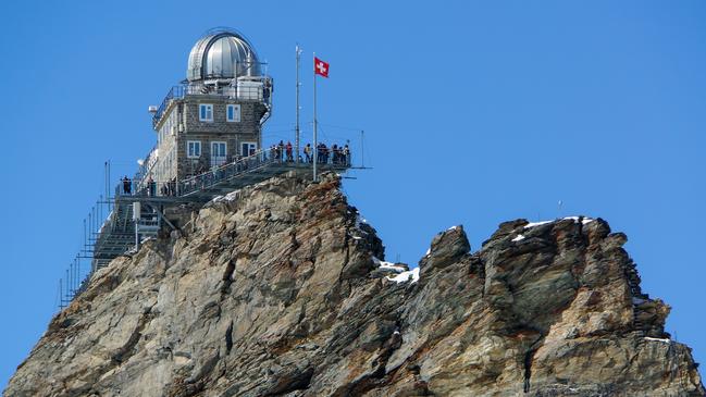 Sphinx Observatory at the top of Jungfraujoch, Switzerland