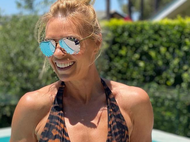 sonia kruger flaunts toned body