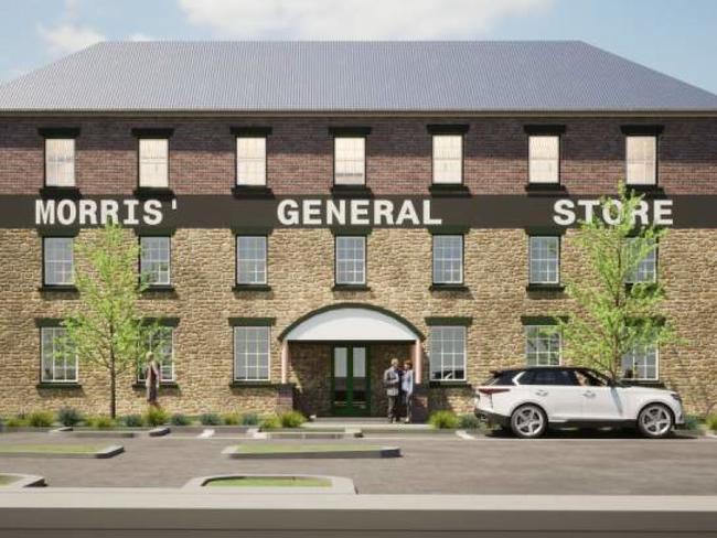 Artists' impression for a major redevelopment of the Morris General Store in Swansea. DKO Architecture.