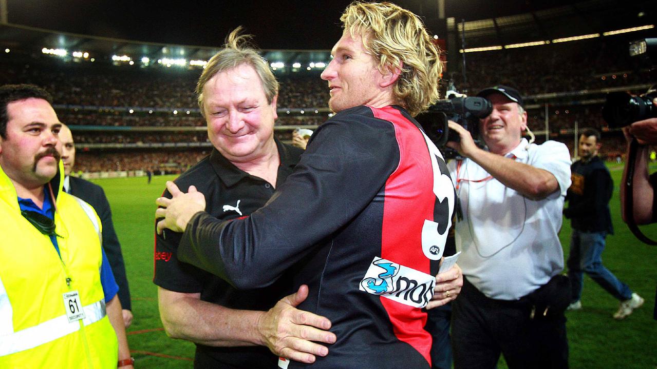 Kevin Sheedy and James Hird enjoyed a successful run as coach and captain at Essendon.