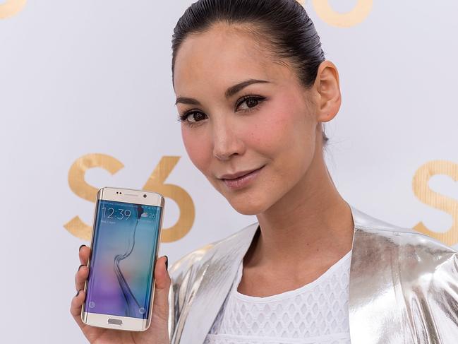 HONG KONG - APRIL 01: Celebrity model Amanda S. at the Samsung new products press conference at Hullett House in Tsim Sha Tsui District on April 1, 2015 in Hong Kong. Samsung held a press conference to introduce their new products Galaxy S6 and Galaxy S6 edge in Hong Kong, which they descirbe as the most advanced mobiles on the market. They will be available on April 10. (Photo by Anthony Kwan/Anthony Kwan/Getty Images for Samsung)