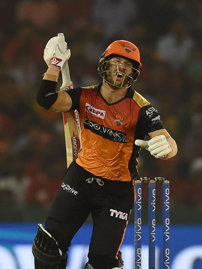 Dropped Sunrisers captain David Warner. Picture: Money Sharma/AFP