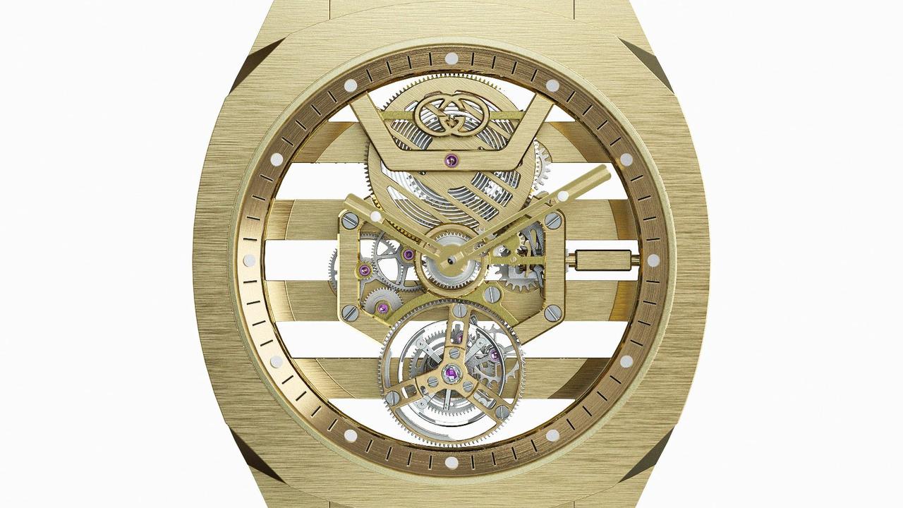 Gucci skeleton outlet watch