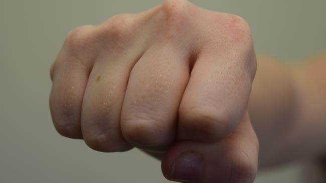 A man pleaded guilty to common assault after he punched a senior duty manager at Souths Leagues Club.
