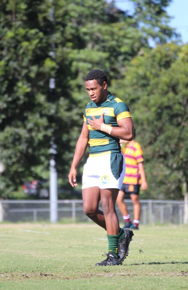 Ballymore Cup rugby action at the Albany Creek Brumbies Junior Rugby Union Club on Friday, April 12, 2024.