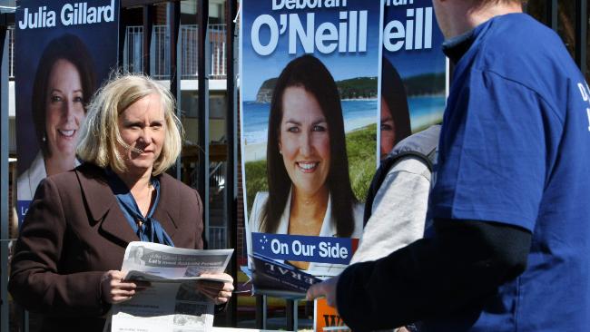 Dumped Labor MP Belinda Neal Makes Appearance At Kariong Poll Booth ...