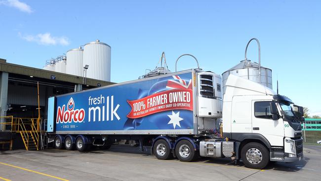 Iconic dairy co-op Norco has received a nod in the awards. Picture: Richard Gosling