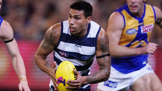 Kelly has quickly become one of the best players in the competition in his time at Geelong. Picture: AAP