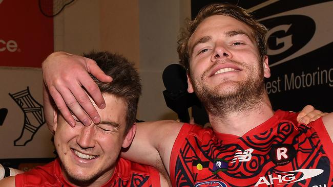 Jack Trengove and Jack Watts will reunite at the Power next year. Picture: AAP Image/Julian Smith