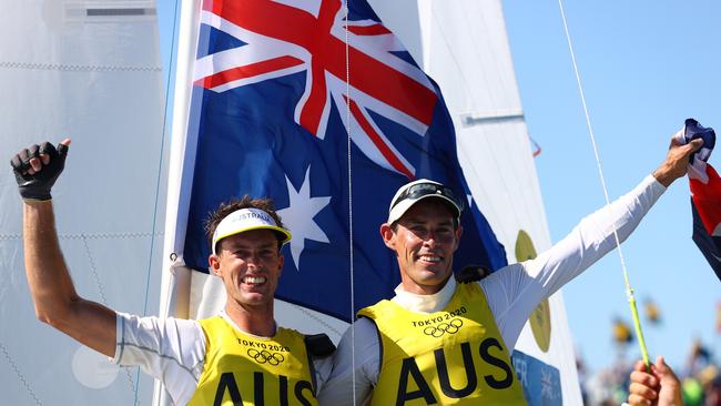 Mathew Belcher and Will Ryan. Picture: Getty Images