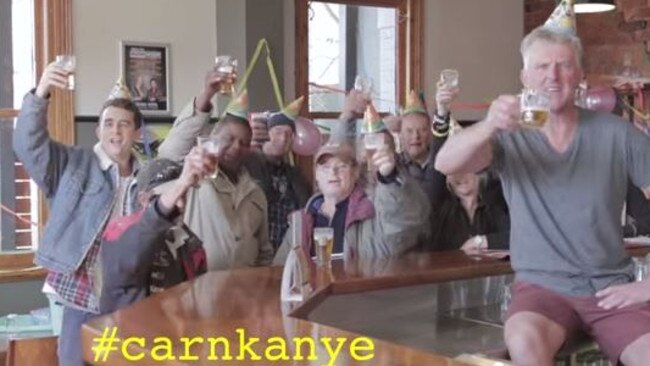 The locals really want Kanye to headline their party. Picture: YouTube