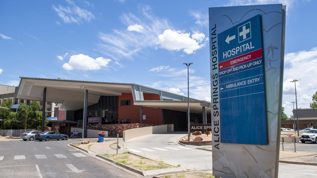 Alice Springs Hospital. Thursday January, 26,2023. Picture Mark Brake