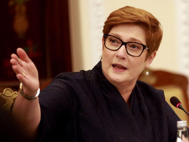 Australia's Foreign Minister Marise Payne will host the talks. Picture: AFP