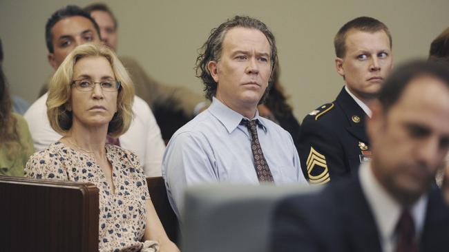 Critical acclaim ... Felicity Huffman and Timothy Hutton in a scene from American Crime. Picture: Supplied