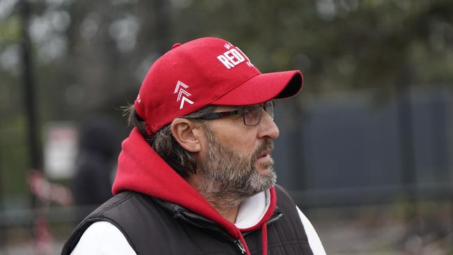 MPNFL: Edithvale-Aspendale v Red Hill. Red Hill coach. Picture: Valeriu Campan