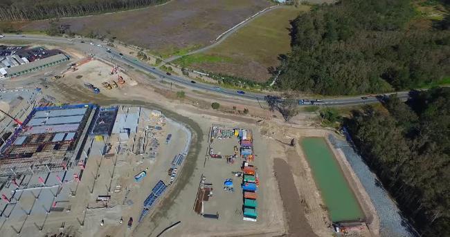 Drone Footage of Westfield's Coomera Town Centre on the Gold Coast