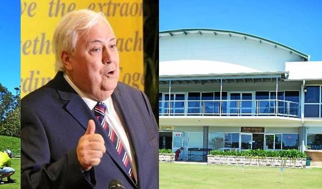 MILLIONAIRE INTEREST: Clive Palmer showed an interest in the Gympie Pines golf course. Picture: Contributed