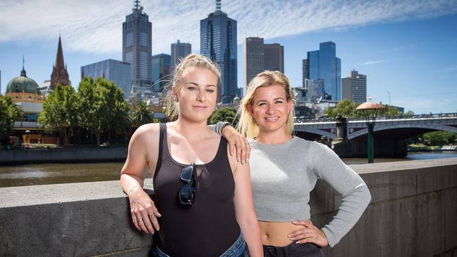 Emily Regnery, 28, Rachael Akerboom, 28. Picture: Mark Stewart