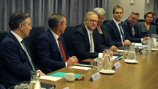 Labor cabinet meets in Perth on Tuesday with WA Premier Roger Cook as guest. Picture: NewsWire / Philip Gostelow