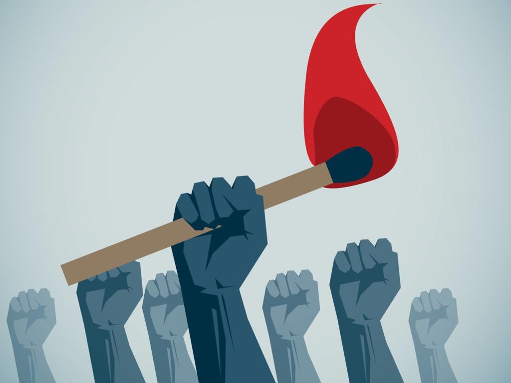 RendezView. Rise up. Protest. Anarchy. (Pic: iStock)